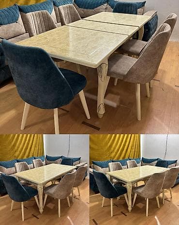 kombi esenjor: Qonaq otağı üçün, Açılan, 6 stul — 1