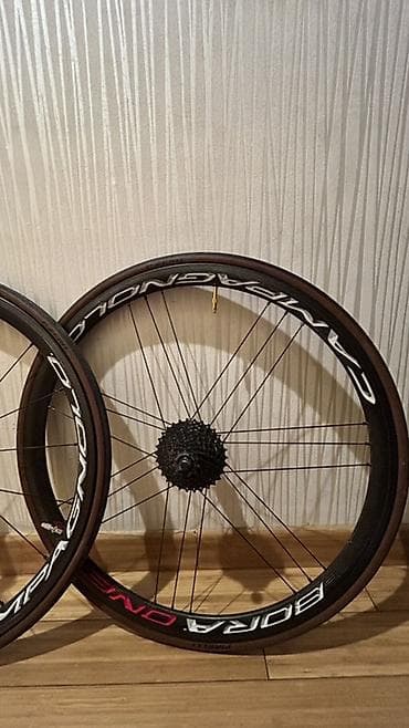 mercedes disk: Campagnolo Bora One yol velosipedi üçün karbo-fiber təkər cütü - — 1