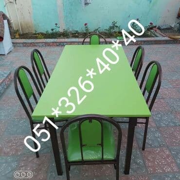 quxna stulu: Mətbəx üçün, Yeni, Dördbucaq masa, 4 stul — 5