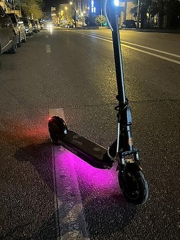 Elektrik skuter – Speed Hunters temalı dizayn - Güclü LED ön fara və — 4