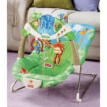 selale: Fisher-Price uşaq yelləncəyi/relaks kreslosu – “Rainforest” temalı - — 1