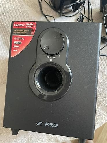 hyperx cloud alpha s: Yeni F&D Kolonka, Növ - Kompüter üçün, rəng - Qara — 1