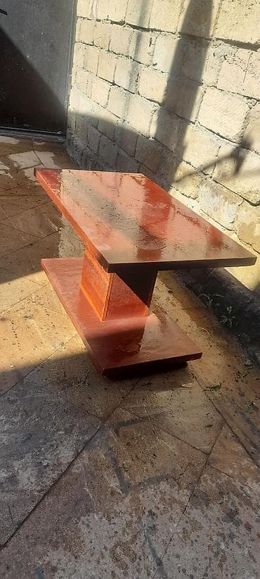 salon avadanliqi: Mebel: Aşağı profilli qəhvə/çay masası - Material: Taxta əsaslı lövhə — 2