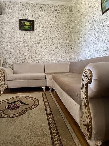 kunc divan modelleri: Künc divan dəsti – klassik üslub - Forması: L şəklində künc divan — 7