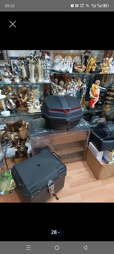 Baqajniklər: Motosiklet üçün arxa Baqajlar 35-azn 1-2-3-ce şəkildə olan baqajlar — 10