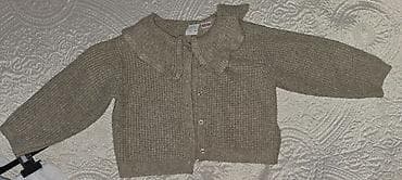 uşaq bodileri: Uşaq kardiqanı – ZARA - Ölçü: 2–3 yaş (98 sm) - Rəng: bej/boz — 1