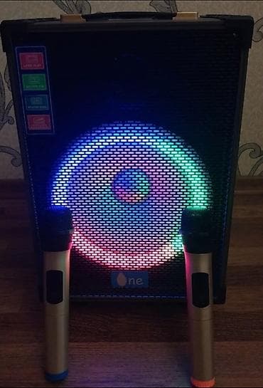 Диктофоны: Daşına bilən karaoke akustik sistemi - 1 ədəd güclü ön dinamik və — 3