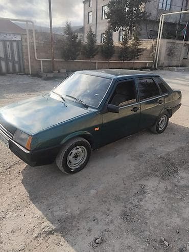 maşin vaz: LADA Samara (21099) sedan - Kuzov: 4 qapılı sedan, tünd yaşıl rəng - — 1