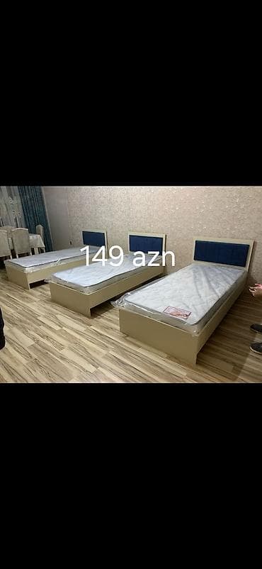tək matraslar: Tək nəfərlik çarpayılar – 149 AZN - Ölçü: standart tək nəfərlik — 4