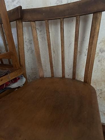 masa stolu: Mətbəx üçün, Qatlanmayan, Stul — 3