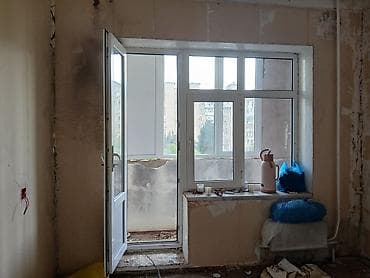 İkiqat şüşə paketi Plastik pəncərə, Еni: 210 sm, Uzunluğu: 220 sm