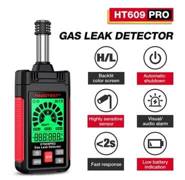 bos az: Qaz sızma detektoru. Model: NABOTEST HT-609PRO Bu cihaz, tez və — 1
