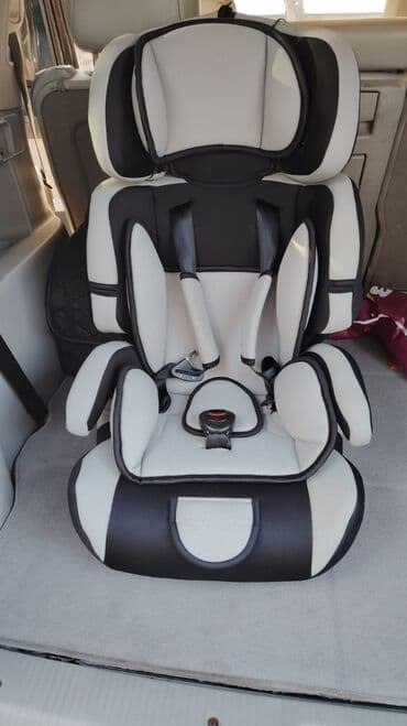 Uşaq avtomobil oturacağı - Rəng: qara/ağ (iki rəng) - Tam bədən — 3