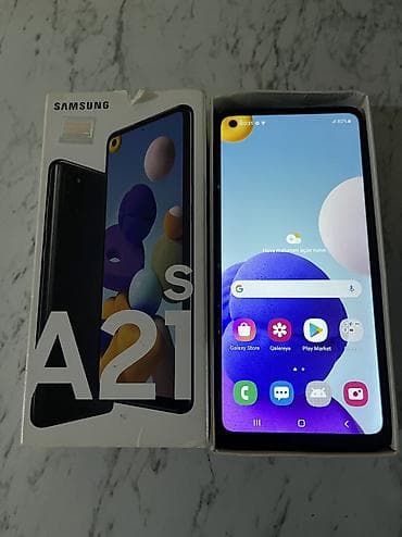 samsung galaxy a21s: Samsung Galaxy A21S, 32 GB, rəng - Qara, Barmaq izi, İki sim kartlı — 1