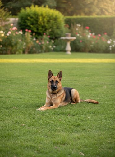 setteri it cinsi: Alman çoban iti, 4 il, Erkek, Peyvəndli, Ünvandan götürmə — 1