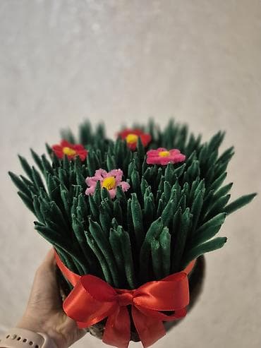 ev ucun dekorlar: Məhsul: Novruz dekorativ səməni kompozisiyası (əl işi) Təsvir: - — 2