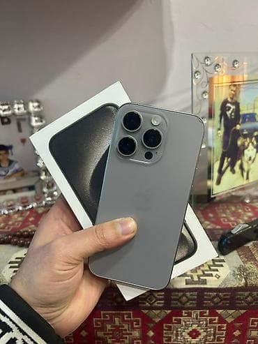 barter ayfon: IPhone 15 Pro, 128 GB, Natural Titanium, Face ID — 7