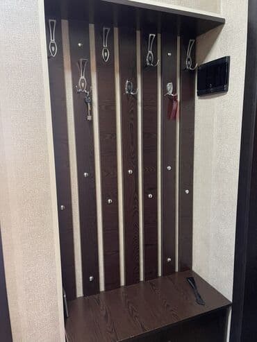 вешалка для одежды стоячая: Açılan, 2 qapılı Düz dolab, Dolab-asılqan — 2