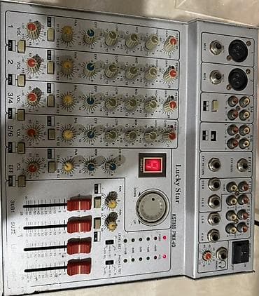 ses karti: Lucky Star KS1880 PMX-4D – gücləndiricili mikser Xüsusiyyətlər: - 4 — 3