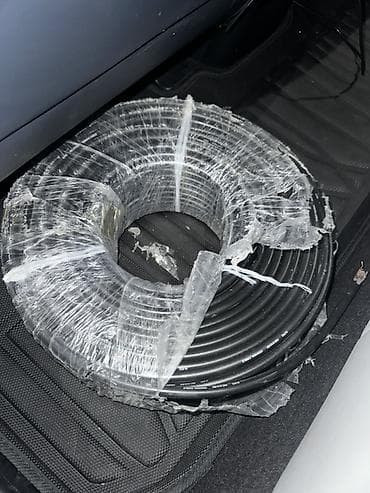 Qara rəngli koaksial kabel rulonu - Növ: Koaksial kabel (RG tipli