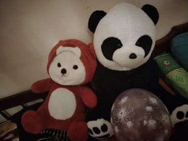 Детская одежда и обувь: Məhsul: Böyük ölçülü plyuş oyuncaq dəsti - 2 ədəd yumşaq oyuncaqlar — 1