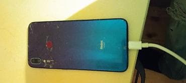 dubayda iphone 14 pro max: Redmi Note 7, 64 GB, rəng - Mavi, Qırıq — 2