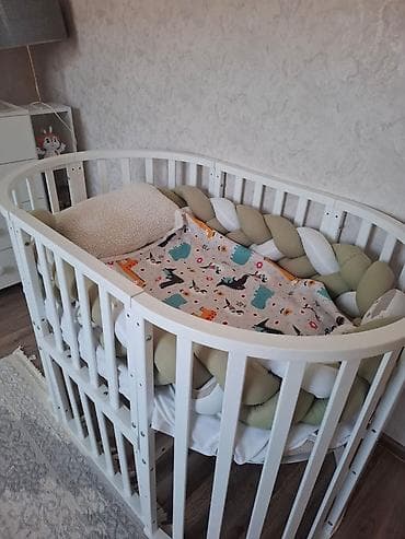 Oğlan və qız üçün, Yeni, Yumru, Beşik, Dəst ilə, Matras ilə, Yellənmə mexanizm ilə