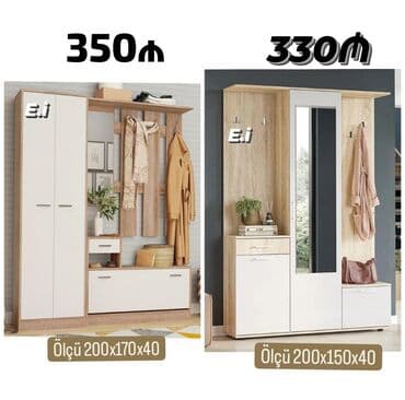 polkalı şkaf: Açılan, 2 qapılı Düz dolab, Dəhliz dolabı — 1