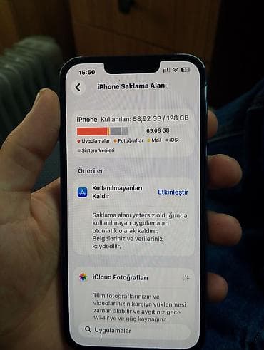 ayfon 3 kamera: IPhone 13 Pro, 128 GB, Blue Titanium, Barmaq izi, Simsiz şarj, Face ID — 3