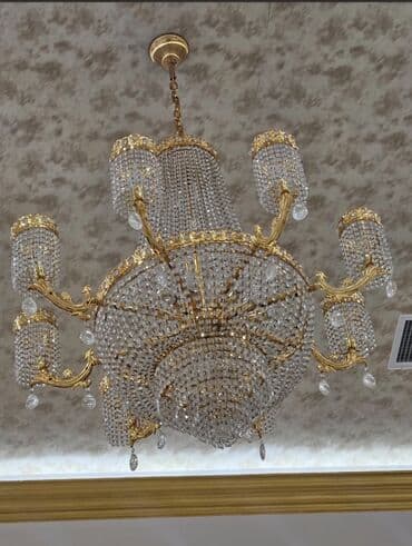 Çılçıraq, 8 lampa, Metal