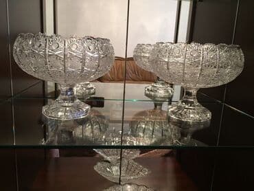 duz qabları: Meyve qabı. Bohemia cexiya cütü 300 manat SON QİYMET — 1