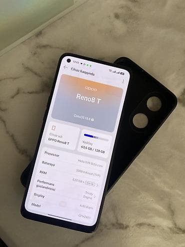 htc u ultra: Oppo Reno8 T, 128 GB, rəng - Qara, Sənədlərlə — 3