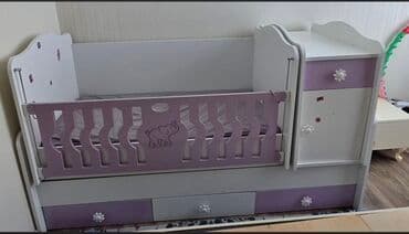 Digər mebel: Oğlan və qız üçün, Dördbucaq, Beşik, Dəstsiz, Matras ilə, Yellənmə mexanizmsiz — 1
