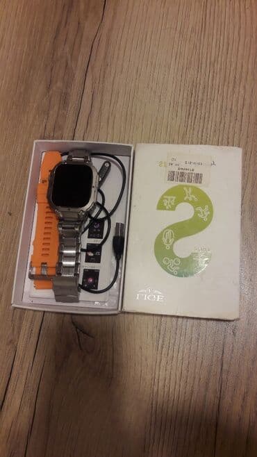 samsunq telfon: Smart Saat Gumusu rengde idealdir usb şunuru var karopkasi var elave — 2