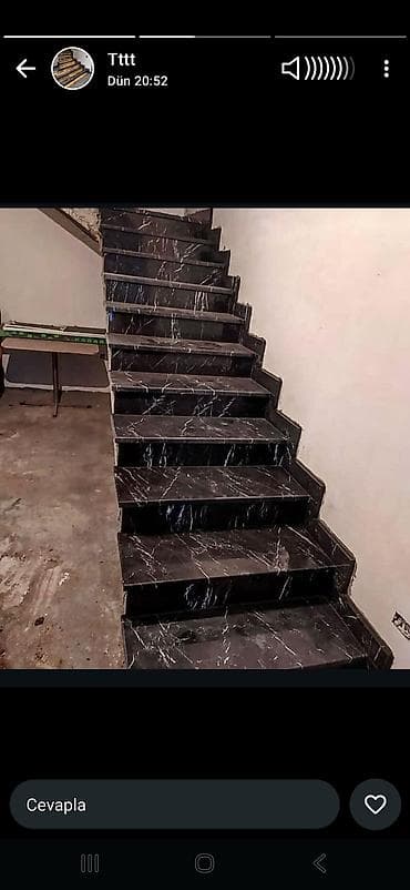 Mərmər və qranitdən fərdi hazırlanan mərtəbələr, pilləkənlər və mətbəx — 2