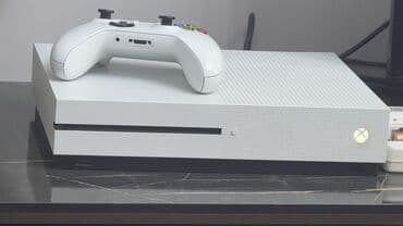 Digər oyun və konsollar: Xbox One S (ağ rəng) oyun konsolu + orijinal ağıllı idarəetmə pulti — 1