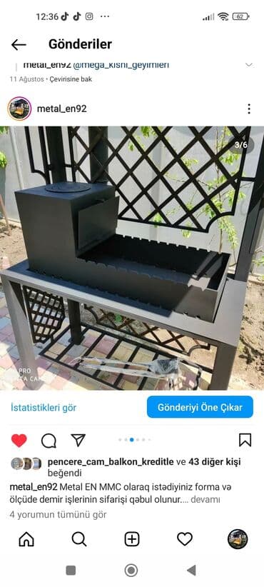 qamak yellencek: Metal en mmc olaraq istədiyiniz forma və ölçüde demir işlerinin — 14