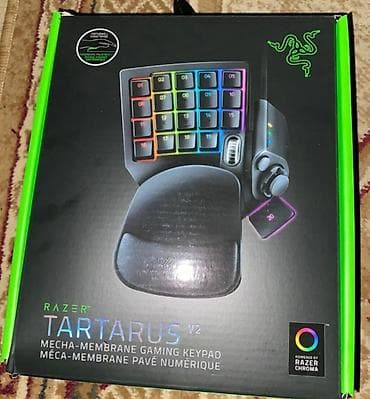 kreditlə kompüter: Razer Tartarus V2 – mecha-membran oyun klaviaturası (one‑handed gaming — 1