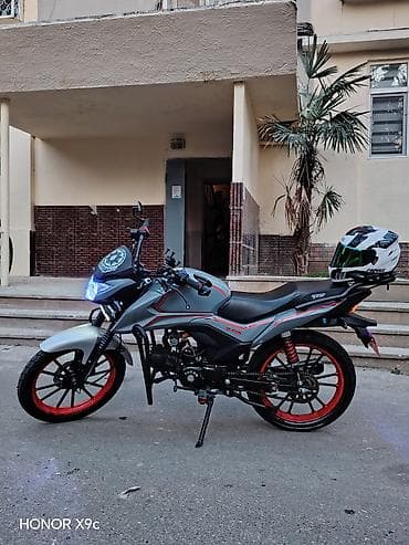 Motonəqliyyat: Tufan 80cc sport enli tekerler arxa 90.17 qabag 2.75.17 sport rul — 4