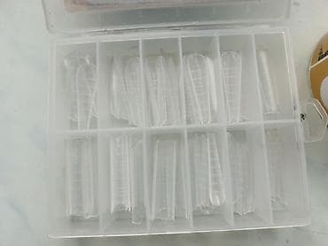 Starlet Professional Polygel Nail Forms + kağız dırnaq formaları seti — 2