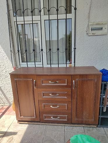 dolap ofis: Mebel dolabı – çoxfunksiyalı konsol/komod - Material: taxta əsaslı — 1