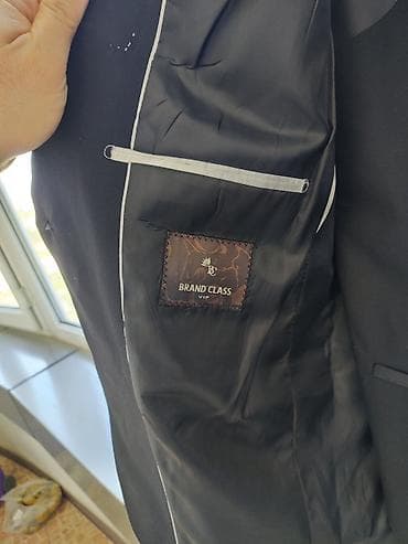 Kişi geyimləri: Kişi üçün şık kostyum dəsti – Brand Class VIP - Rəng: qara - — 4