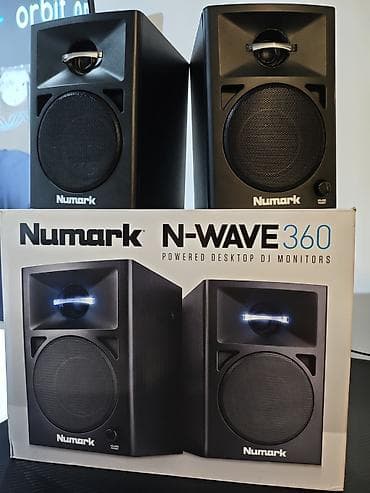 Numark N-Wave 360 – gücləndiricili stolüstü DJ monitorları - Kompakt — 1