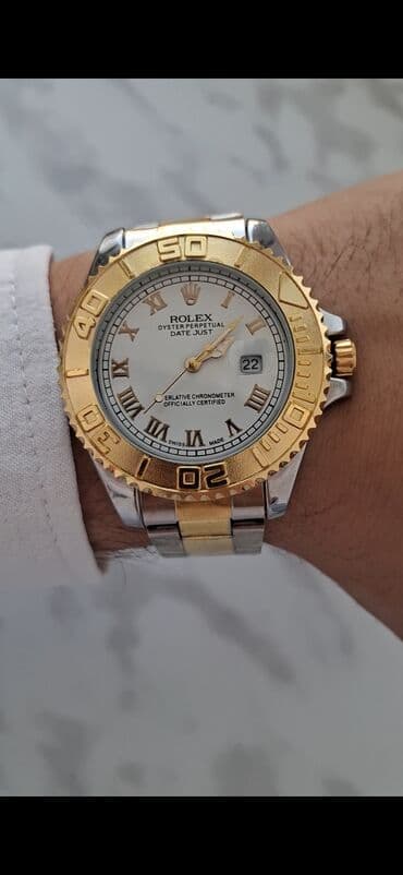 Bıçaqlar: Qol saatı, Rolex, rəng - Qızılı — 2