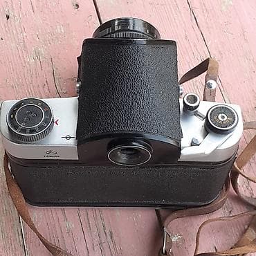 vozol 6 k: Kiev-6C orta format plyonka fotoaparatı - Format: 6x6 sm (120 roll — 3