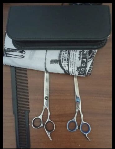 Satılır Düz və seyrəlden qayçı Qayçı saxlanılma qabı və örtük və wahl