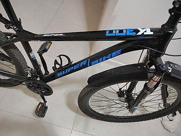 vesebet 26: SUPER BIKE TK300 dağ velosipedi - Rəng: qara-göy dizayn - Çərçivə — 2