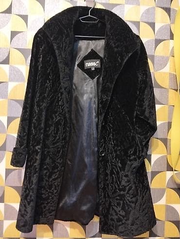 Palto, L, rəng - Qara