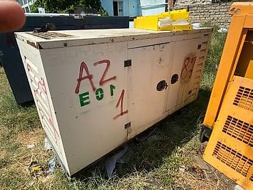 dizel generator: 25 Kva generator işlənmiş.Yeniləridə mövcuddur.Çatdırılması — 6