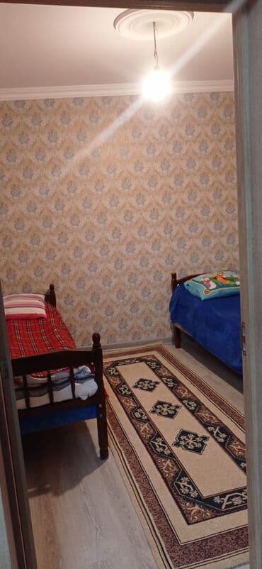 Kirayə verilən 2otaqlı ev (şəkillərdə göstərilən). Plan və otaqlar: -